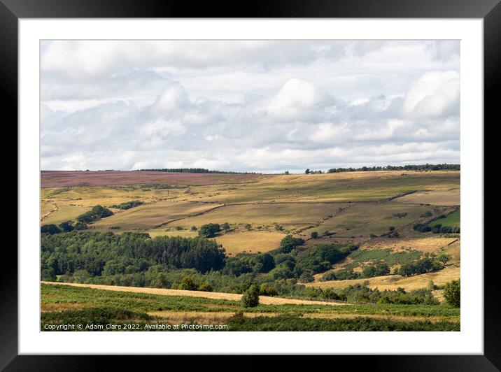 The Majestic North York Moors Framed Mounted Print by Adam Clare