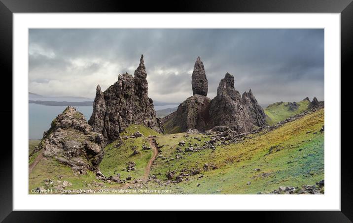 Old Man of Storr Skye Framed Mounted Print by Chris Mobberley