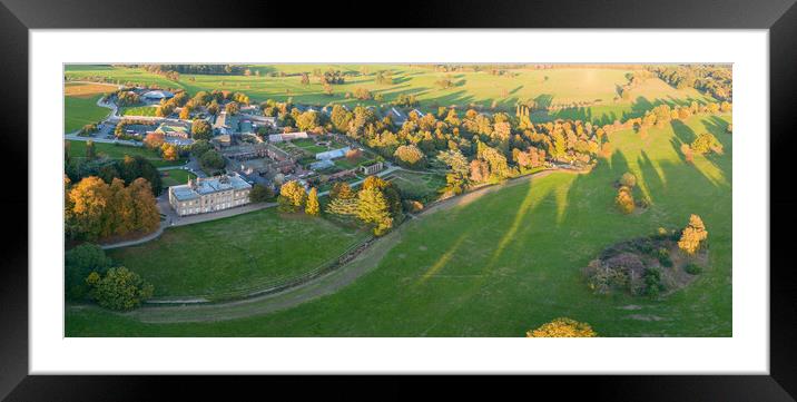 Cannon Hall and Grounds From The Air Framed Mounted Print by Apollo Aerial Photography