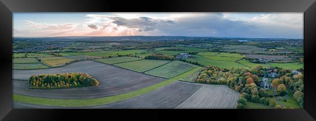 Wentworth Panoramic Framed Print by Apollo Aerial Photography