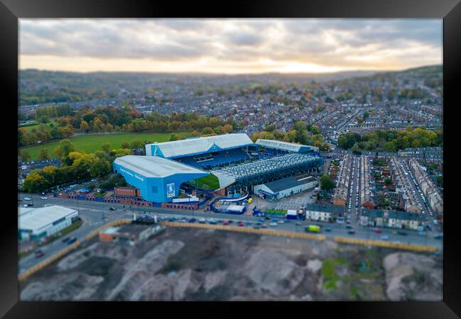 Hillsborough Stadium Framed Print by Apollo Aerial Photography