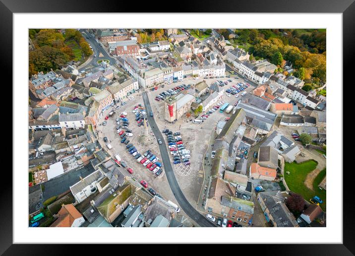 Richmond Town Square Framed Mounted Print by Apollo Aerial Photography