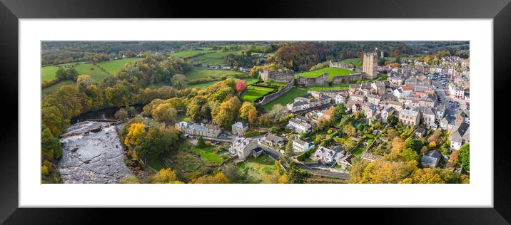 Richmond Panorama Framed Mounted Print by Apollo Aerial Photography