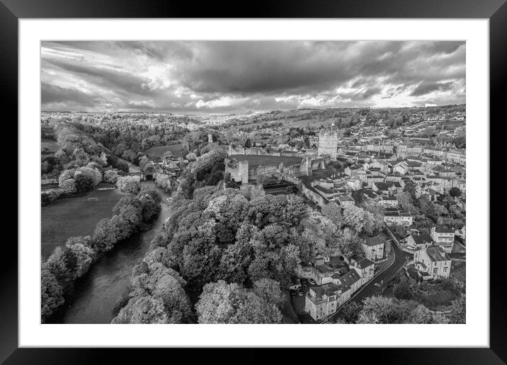 Richmond North Yorkshire Framed Mounted Print by Apollo Aerial Photography