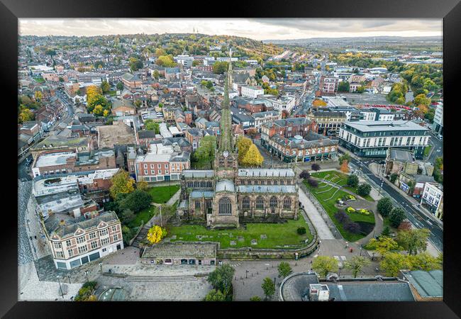 Rotherham Minster Framed Print by Apollo Aerial Photography