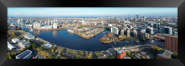 Salford Quays Framed Print by Apollo Aerial Photography