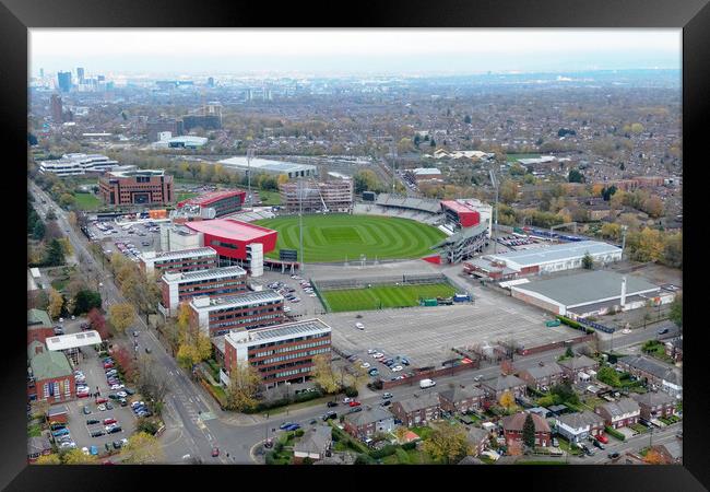 Emirates Old Trafford Framed Print by Apollo Aerial Photography