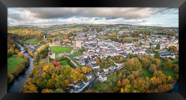 Richmond North Yorkshire Framed Print by Apollo Aerial Photography