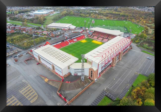 Oakwell Framed Print by Apollo Aerial Photography