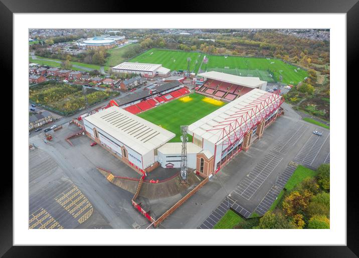Oakwell Framed Mounted Print by Apollo Aerial Photography
