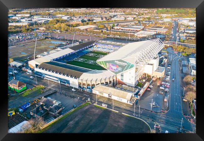 Elland Road Leeds Framed Print by Apollo Aerial Photography