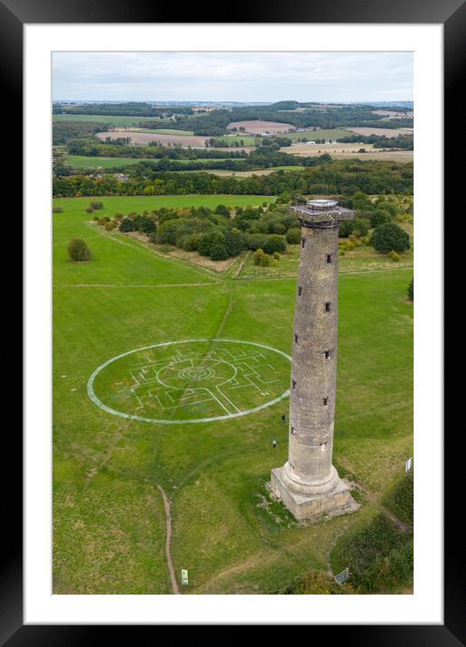 Outdoor grass Framed Mounted Print by Apollo Aerial Photography