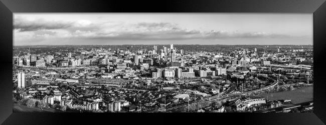 Leeds City Skyline Framed Print by Apollo Aerial Photography