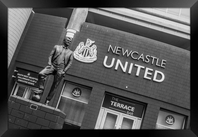 Sir Bobby Robson Framed Print by Apollo Aerial Photography