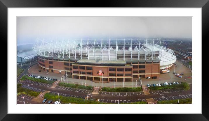 The Stadium Of Light Framed Mounted Print by Apollo Aerial Photography