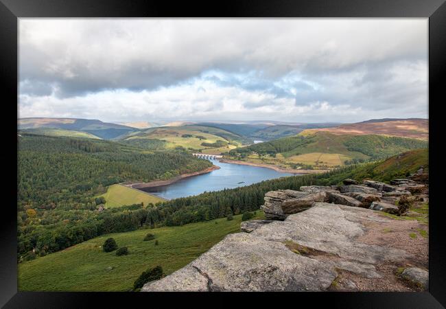 Ladybower & Derwent Valley Framed Print by Apollo Aerial Photography