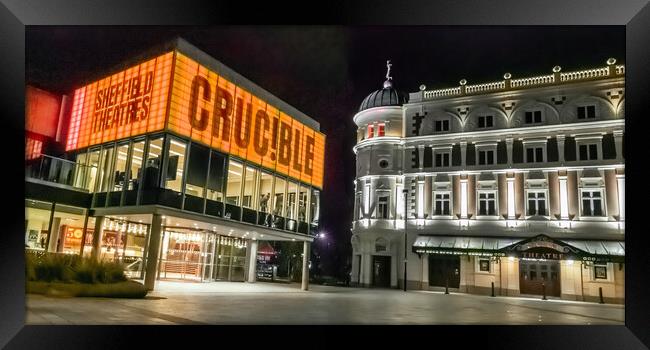 The Crucible and Lyceum Theatre  Framed Print by Apollo Aerial Photography