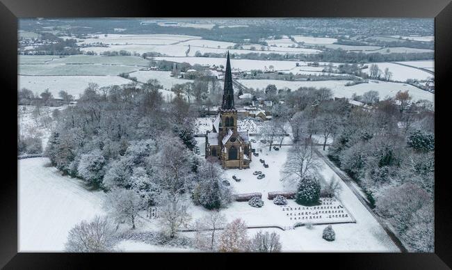 Wentworth Christmas Card Scene Framed Print by Apollo Aerial Photography