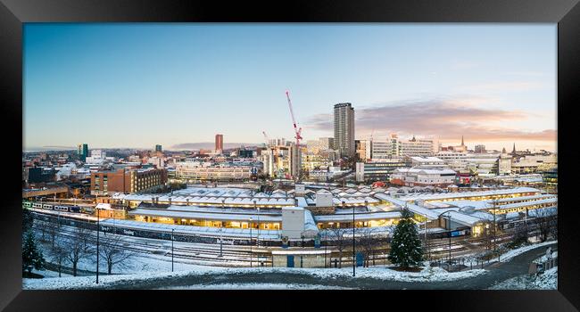 Sheffield Skyline Framed Print by Apollo Aerial Photography