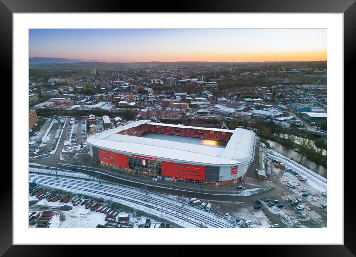 Rotherham United Framed Mounted Print by Apollo Aerial Photography