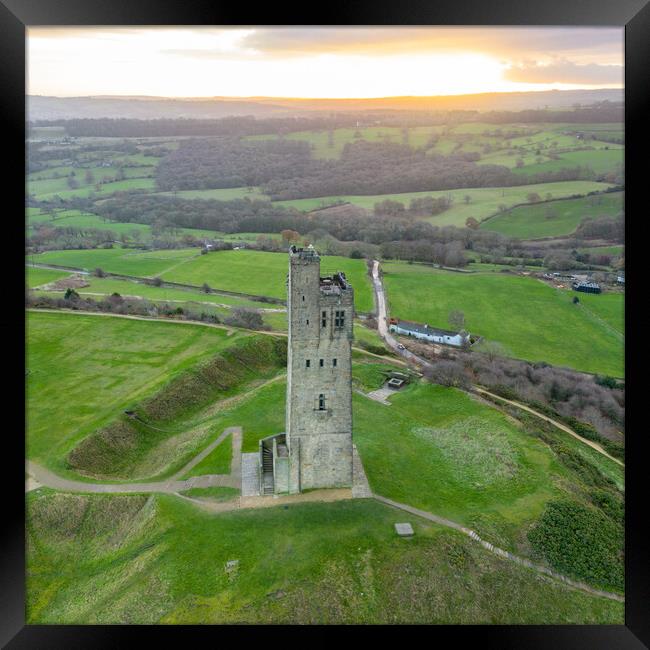Victoria Tower Wakefield Framed Print by Apollo Aerial Photography