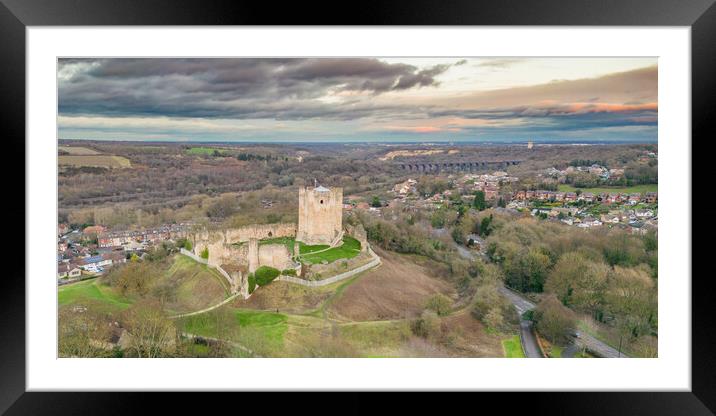 A Doncaster View Framed Mounted Print by Apollo Aerial Photography
