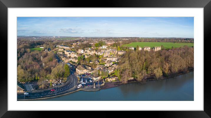Newmillerdam Framed Mounted Print by Apollo Aerial Photography