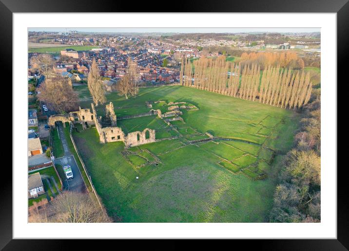 Monk Bretton Priory Framed Mounted Print by Apollo Aerial Photography