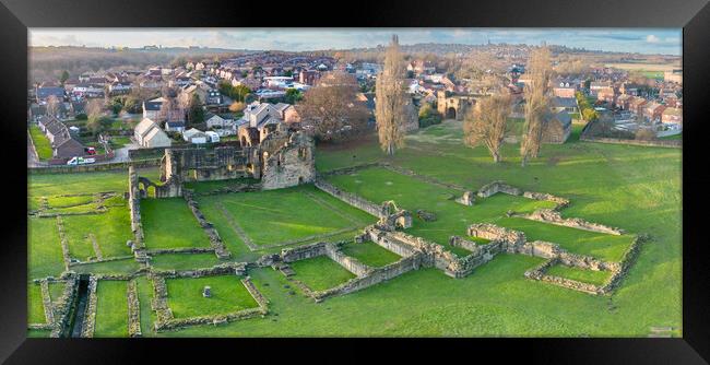Monk Bretton Priory Framed Print by Apollo Aerial Photography