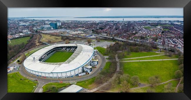The MKM Stadium  Framed Print by Apollo Aerial Photography