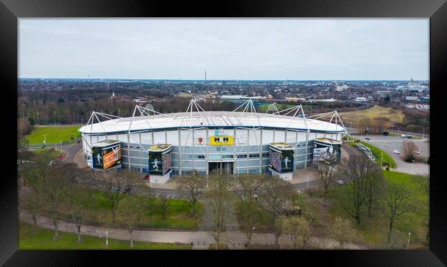 The MKM Stadium Framed Print by Apollo Aerial Photography