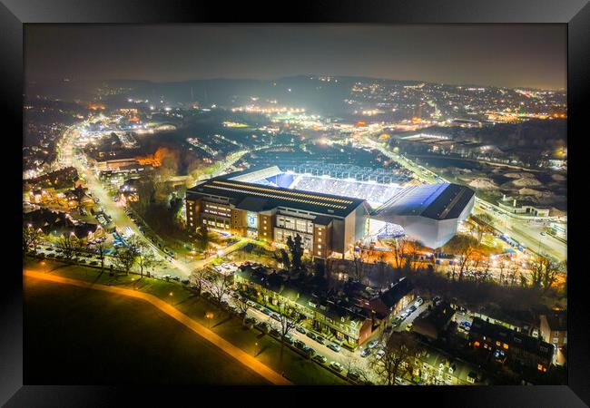 Hillsborough Football Stadium Framed Print by Apollo Aerial Photography