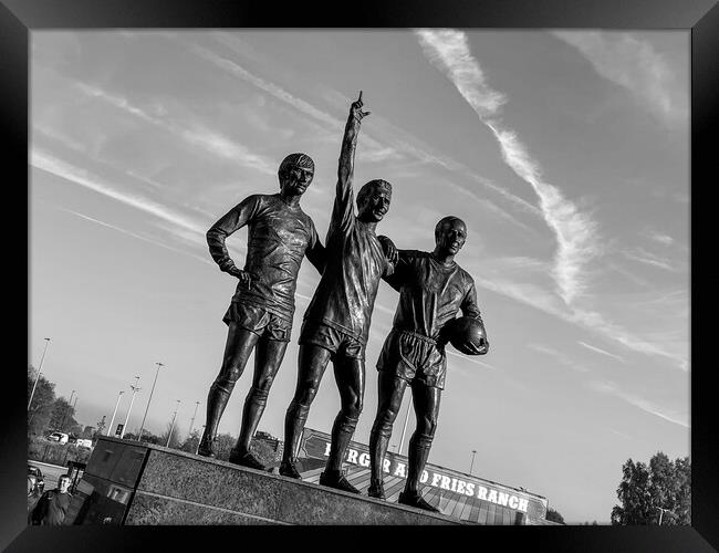 Man United Legends Framed Print by Apollo Aerial Photography