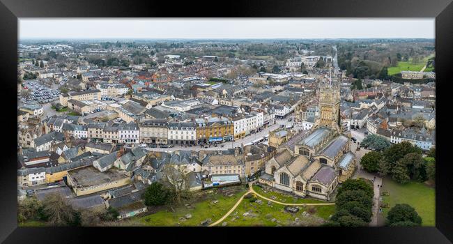 Cirencester from Above Framed Print by Apollo Aerial Photography