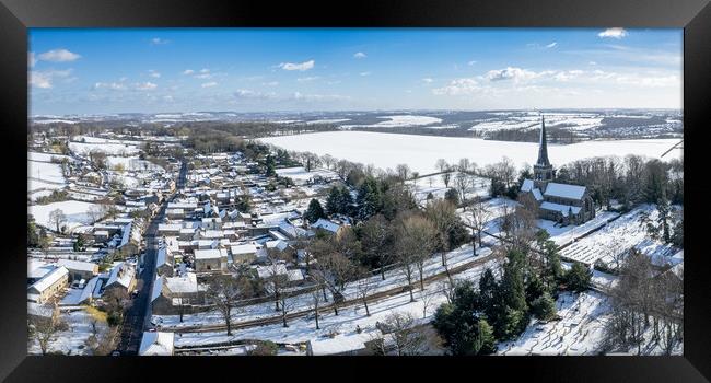 Wentworth Village Framed Print by Apollo Aerial Photography