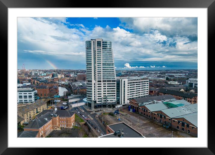 The Dalek Building Framed Mounted Print by Apollo Aerial Photography