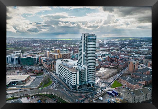 Bridgewater Place Leeds Framed Print by Apollo Aerial Photography