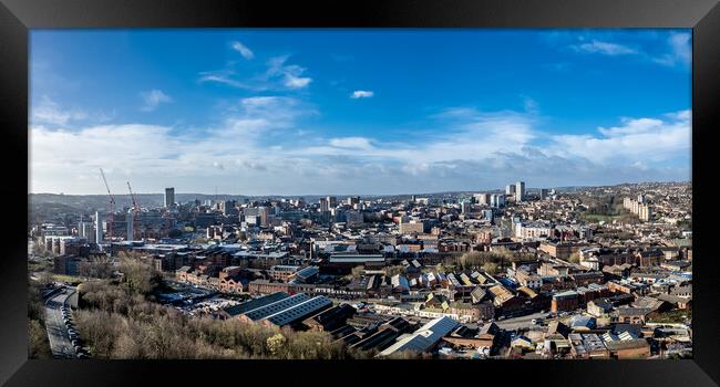 The Steel City Framed Print by Apollo Aerial Photography