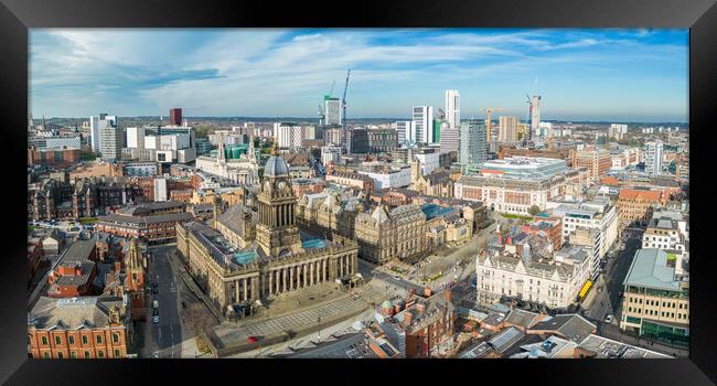 Leeds City Centre Framed Print by Apollo Aerial Photography