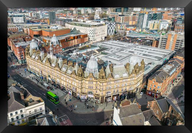 Leeds Kirkgate Market Framed Print by Apollo Aerial Photography