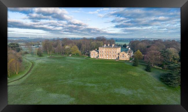 Cusworth Hall and Gardens Framed Print by Apollo Aerial Photography