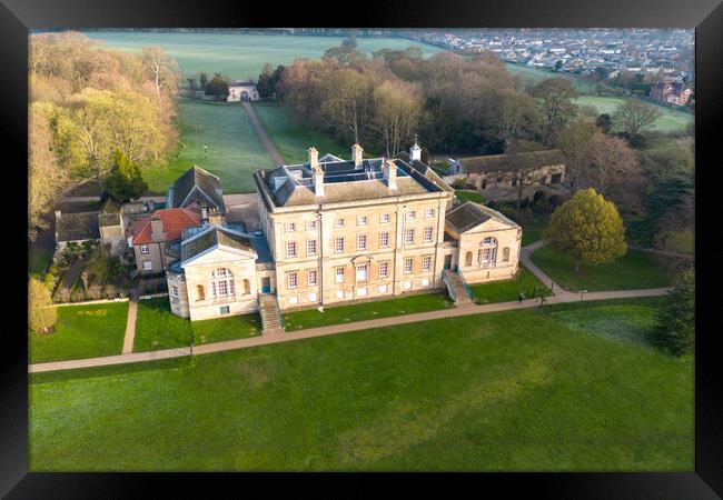 Cusworth Hall Doncaster Framed Print by Apollo Aerial Photography
