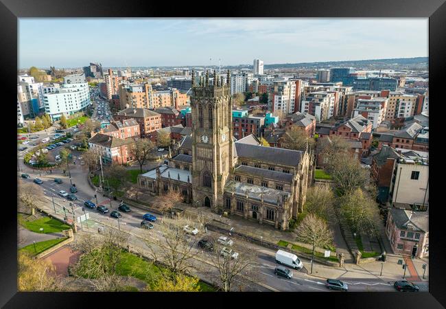 Saint Anne's Cathedral Framed Print by Apollo Aerial Photography