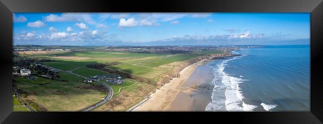 Seaham Glass Beach Framed Print by Apollo Aerial Photography