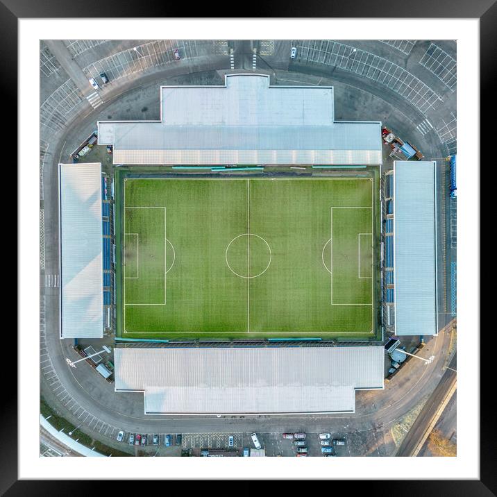 The Technique Stadium  Framed Mounted Print by Apollo Aerial Photography