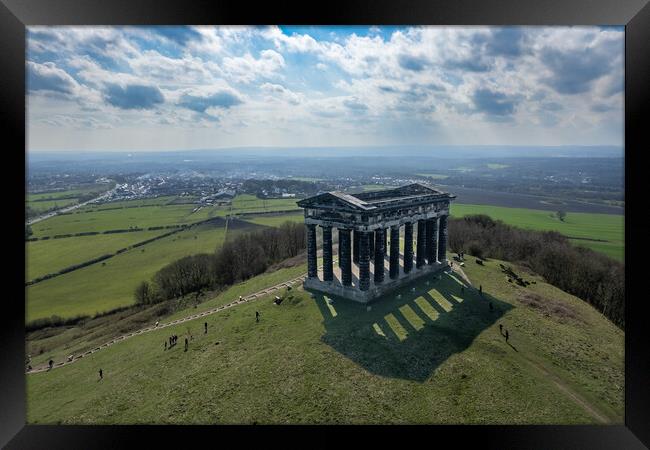 Penshaw Monument Framed Print by Apollo Aerial Photography