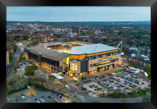 Molineux Stadium Framed Print by Apollo Aerial Photography