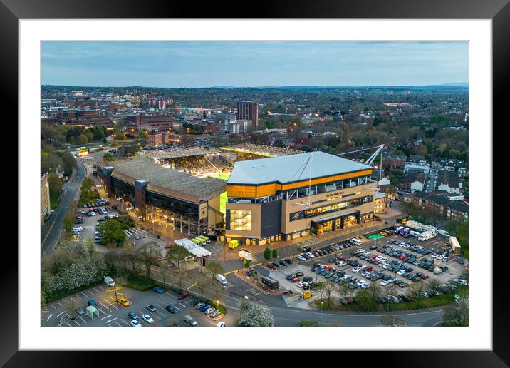 Molineux Stadium Framed Mounted Print by Apollo Aerial Photography