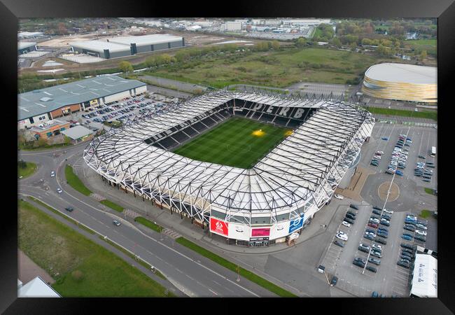 Pride Park Derby County Framed Print by Apollo Aerial Photography