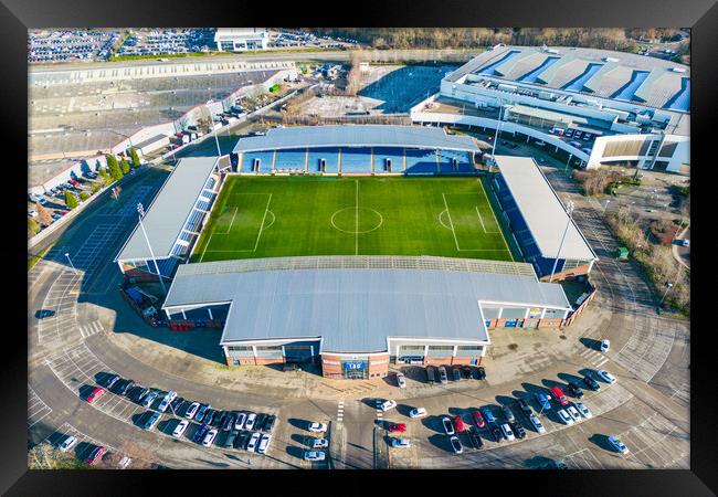 Chesterfield Football Club Framed Print by Apollo Aerial Photography